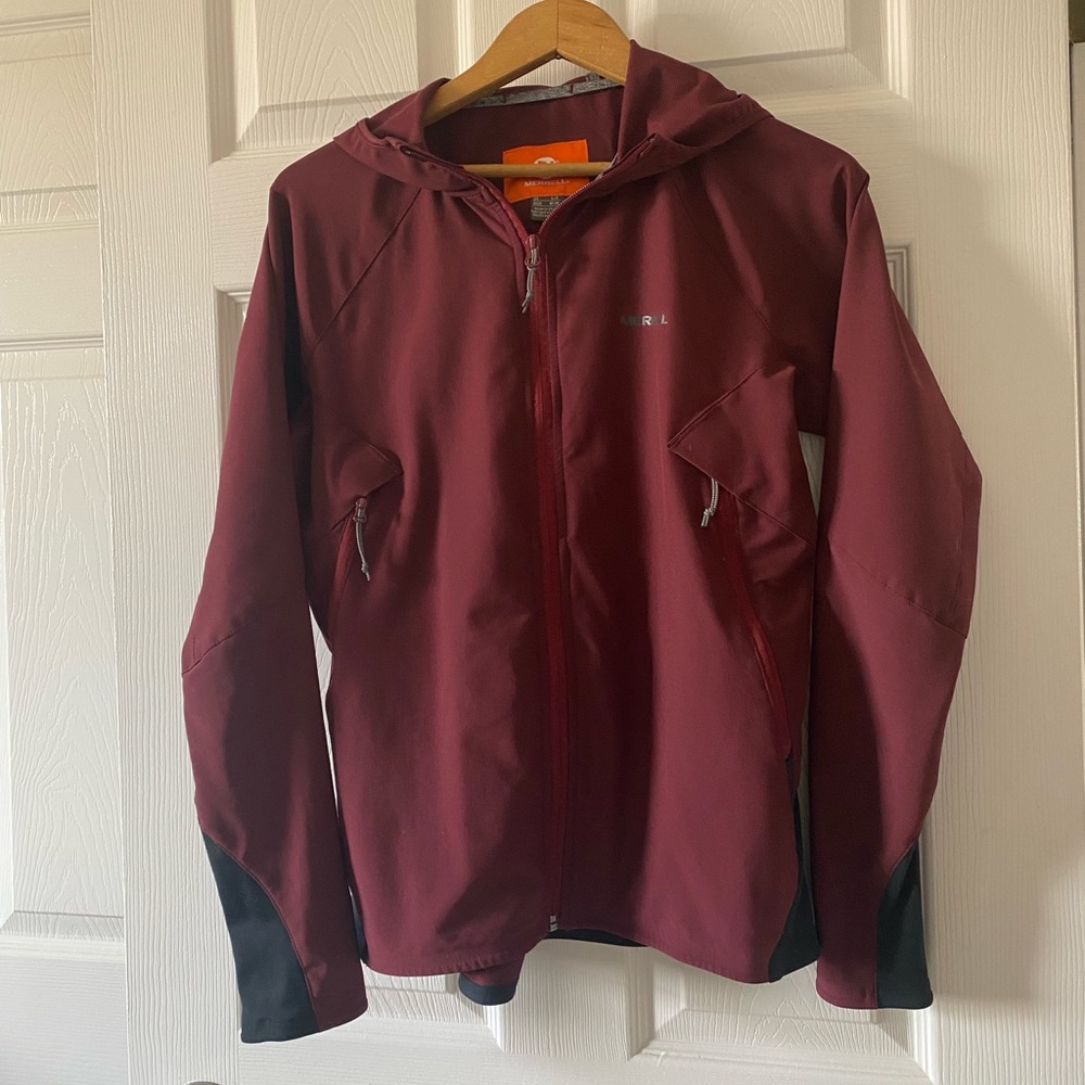 Merrell Maroon Lightweight Select Shield Jacket - Picture 2 of 11